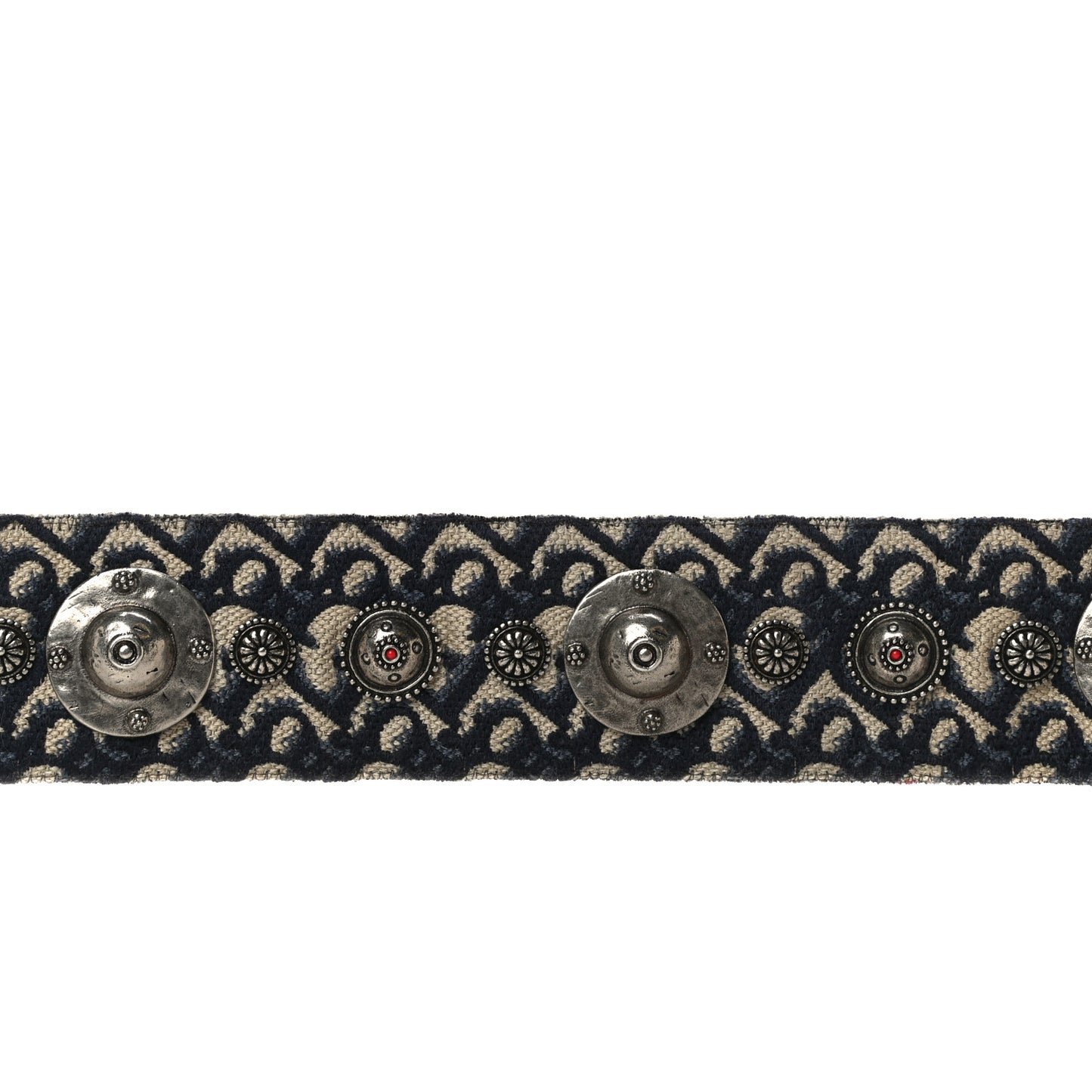 Oblique Studded Shoulder Strap Blue