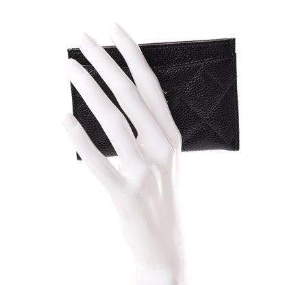 Chanel Caviar Quilted Card Holder Black 2 of 8