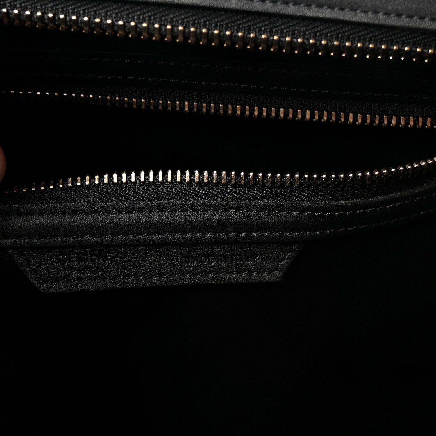 Celine Smooth Calfskin Mini Luggage Black 7 of 10