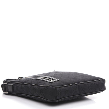 Gucci Monogram Messenger Bag Black 3 of 9
