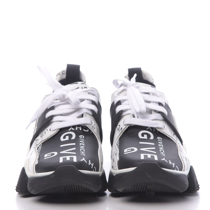 Givenchy Calfskin Neoprene Basket Basse Jaw Sneakers 38.5 Black 2 of 10