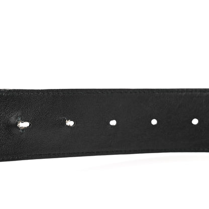 Gucci Moon Calfskin Nickel Double G 40mm Belt 90 36 Black 6 of 6