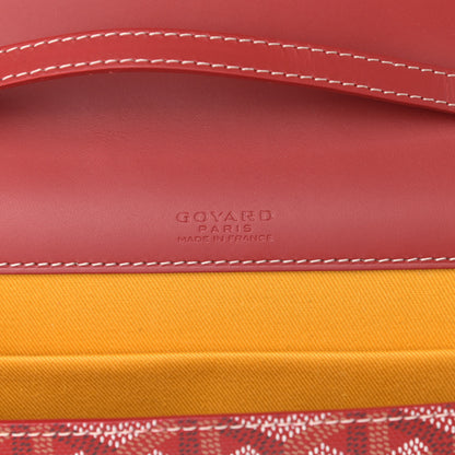 Goyard Goyardine Monte Carlo Bois Clutch With Strap Red 6 of 10