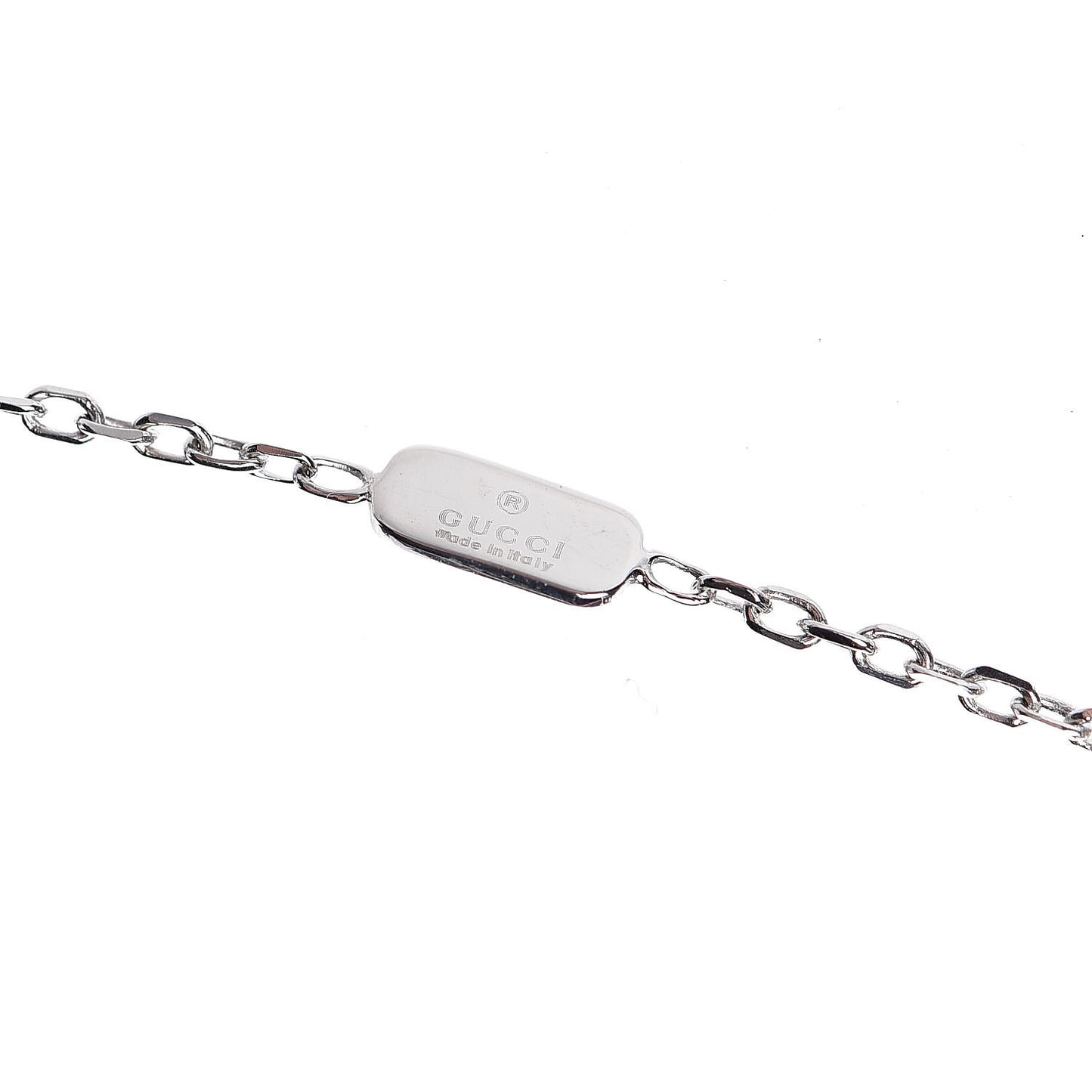 18K White Gold Icon Twirl Pendant Necklace