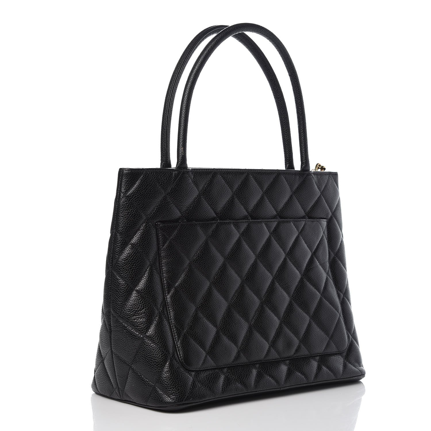Chanel Caviar Quilted Medallion Tote Black 3 of 7