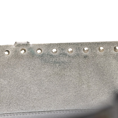 Valentino Garavani Grained Calfskin Rockstud Shoulder Tote Pastel Grey 5 of 10