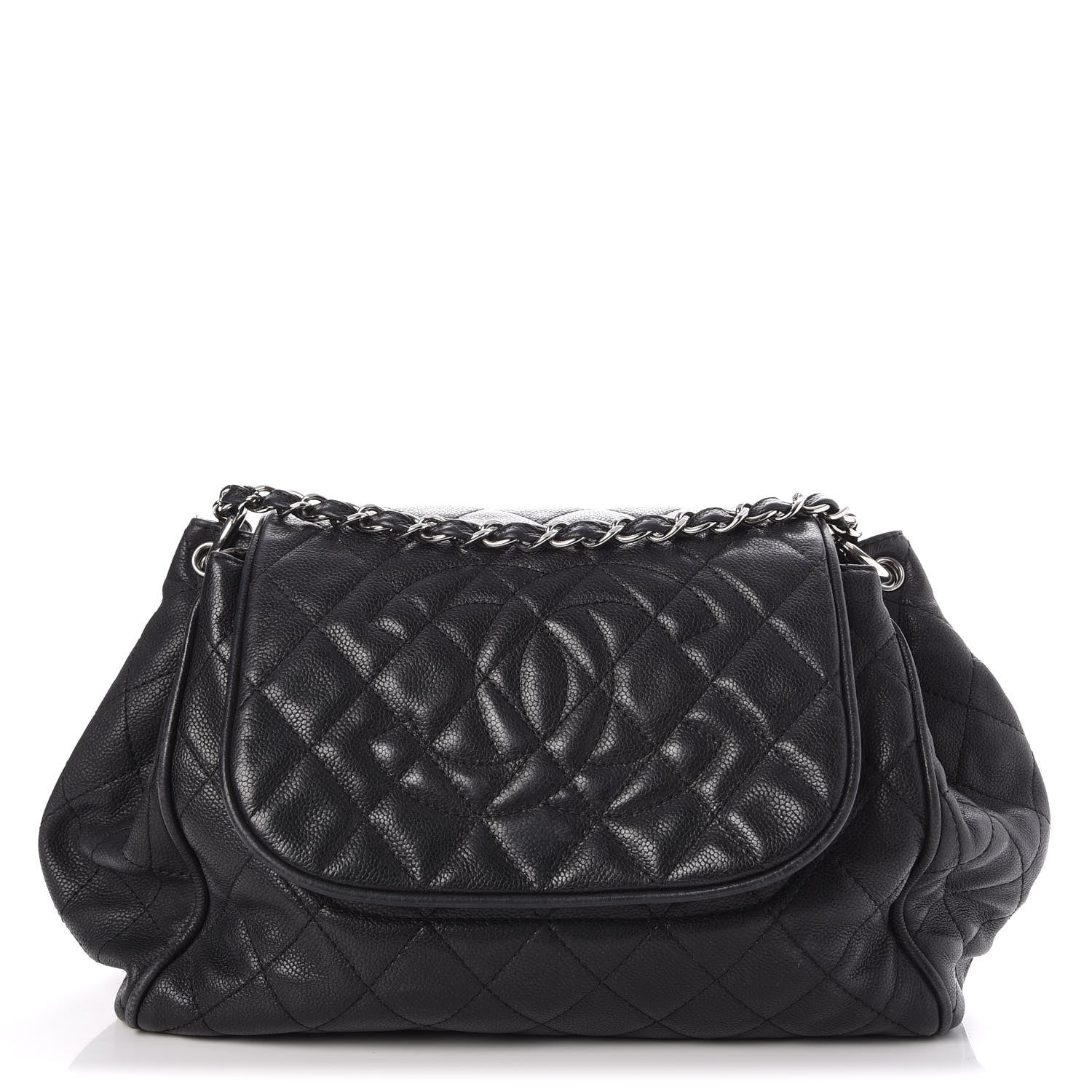 Chanel Caviar Quilted Timeless Accordion Flap Black 1 of 12