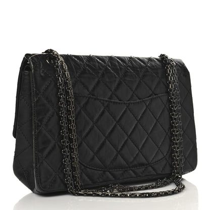 Chanel Aged Calfskin Quilted 2.55 Reissue 226 Flap So Black 3 of 9