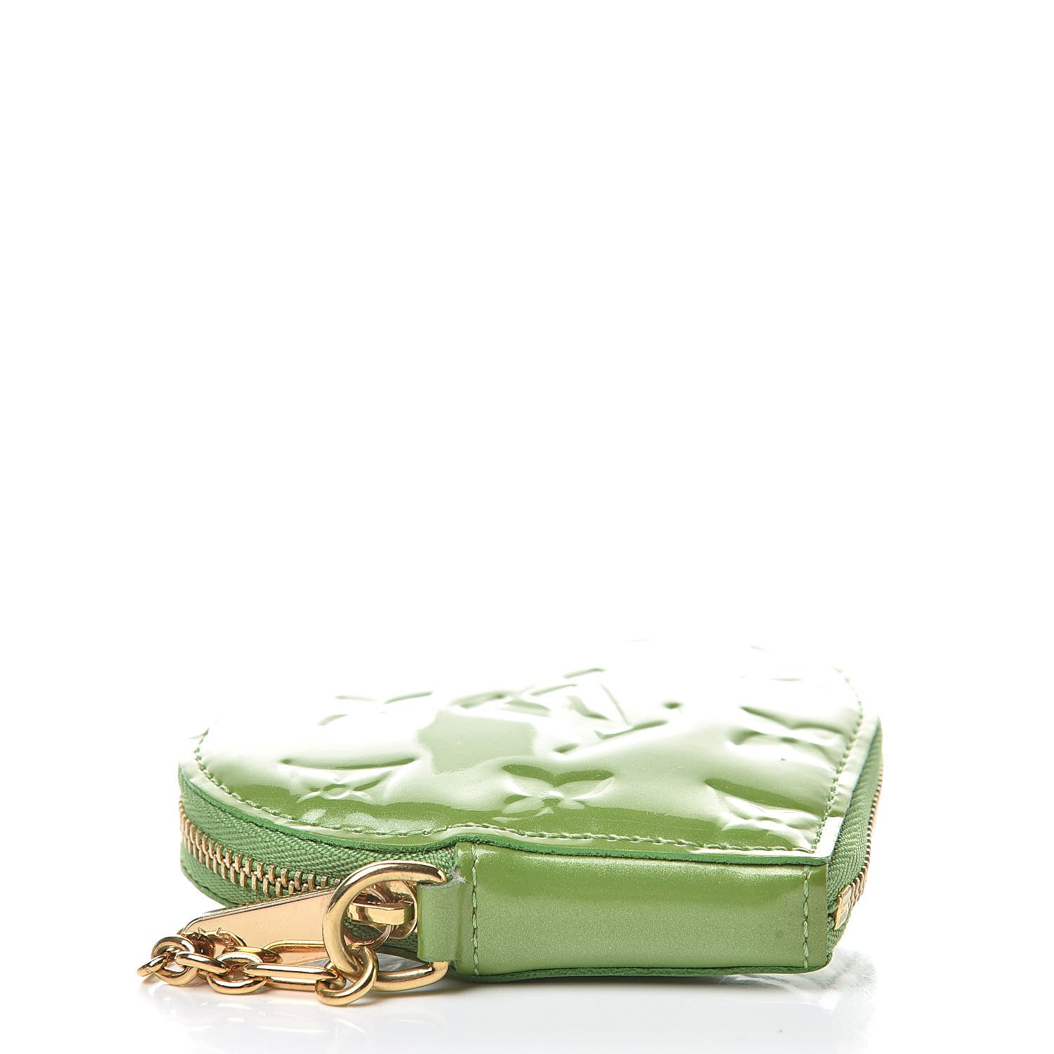 Cartier LOUIS VUITTON Vernis Heart Coin Purse Vert Tonic 4 of 9