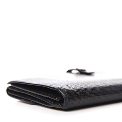 Chanel Grained Calfskin CC Button Wallet Black 7 of 8