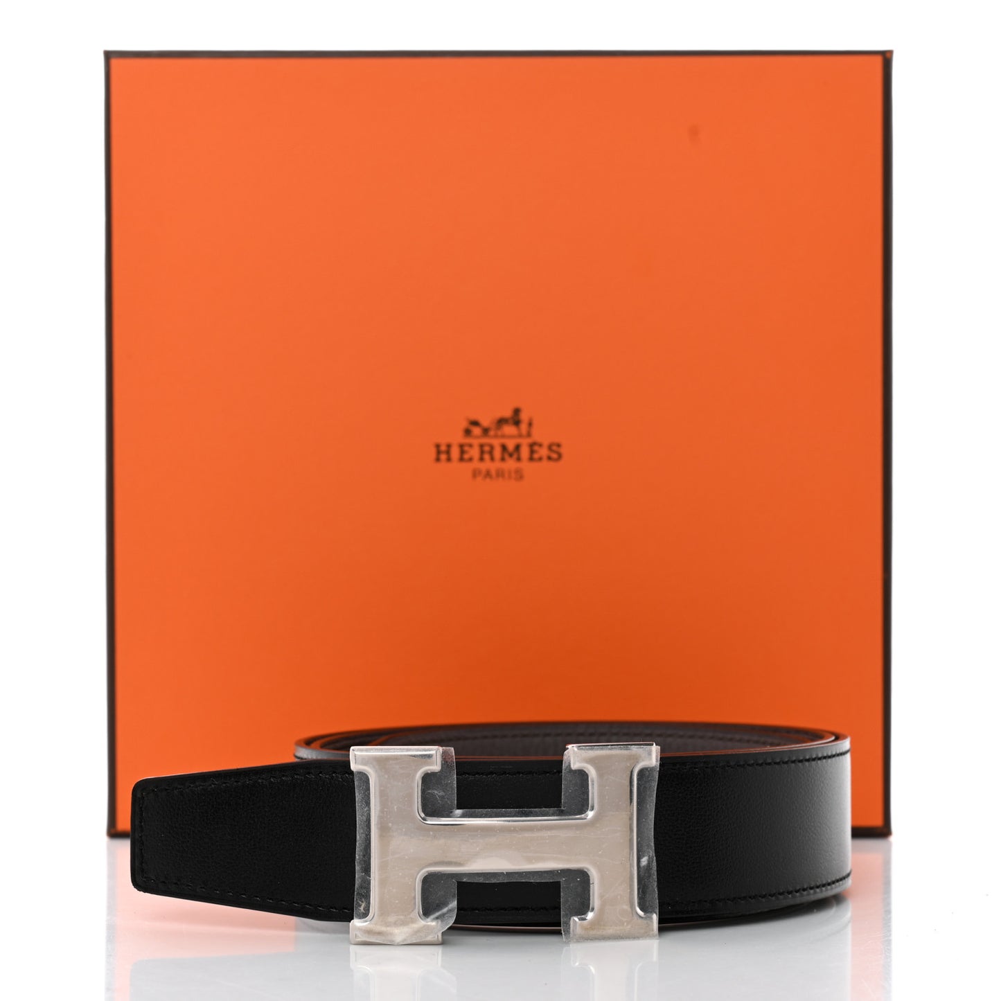 Box Togo 32mm H Belt 90 Black Chocolate