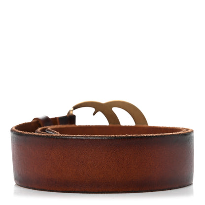 Gucci Faded Calfskin Double G 40mm Belt 75 30 Cuir 2 of 6