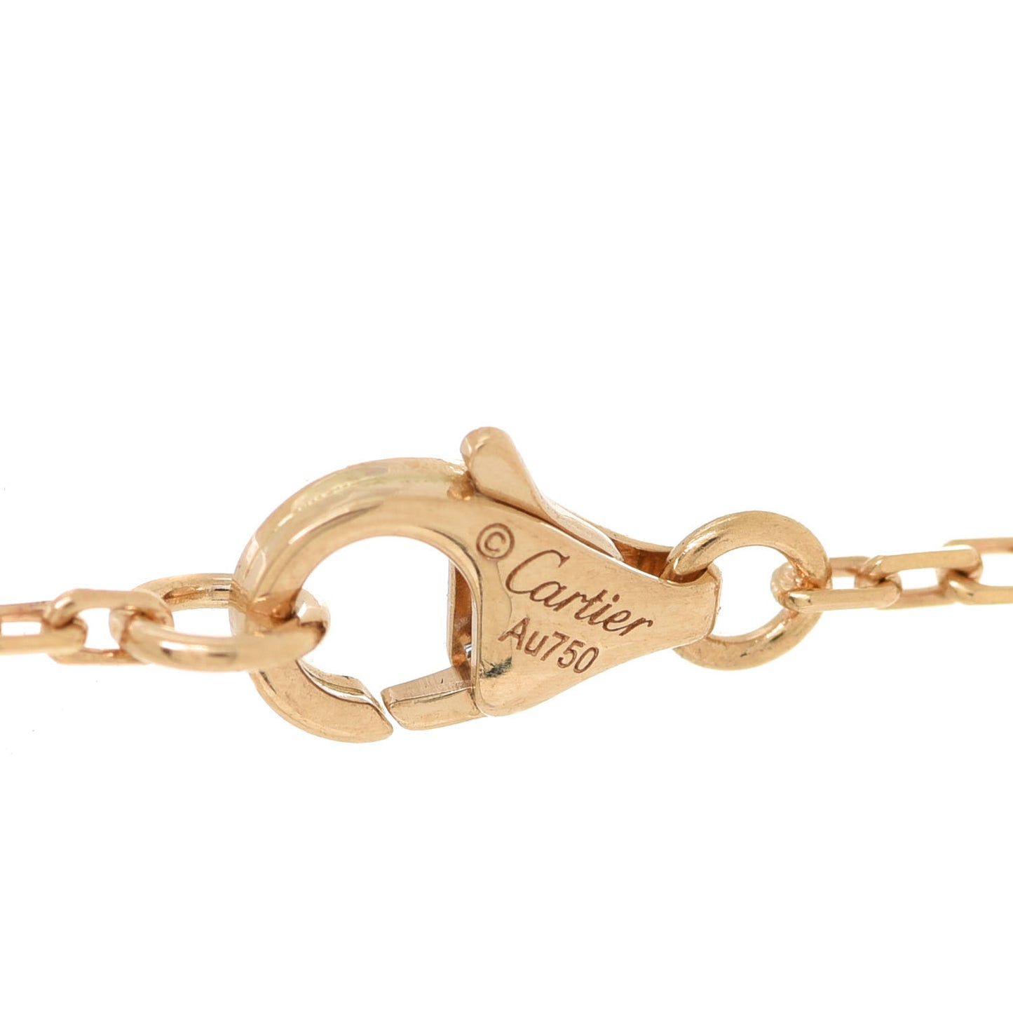 18K Yellow Gold LOVE Long Station Necklace
