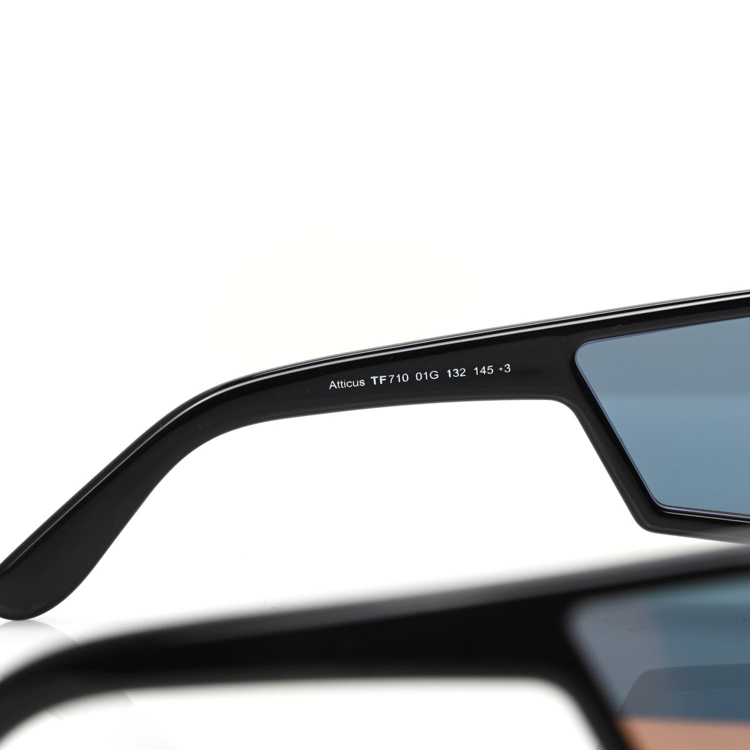 Tom Ford Square Atticus Sunglasses TF710 Black Gold 6 of 8