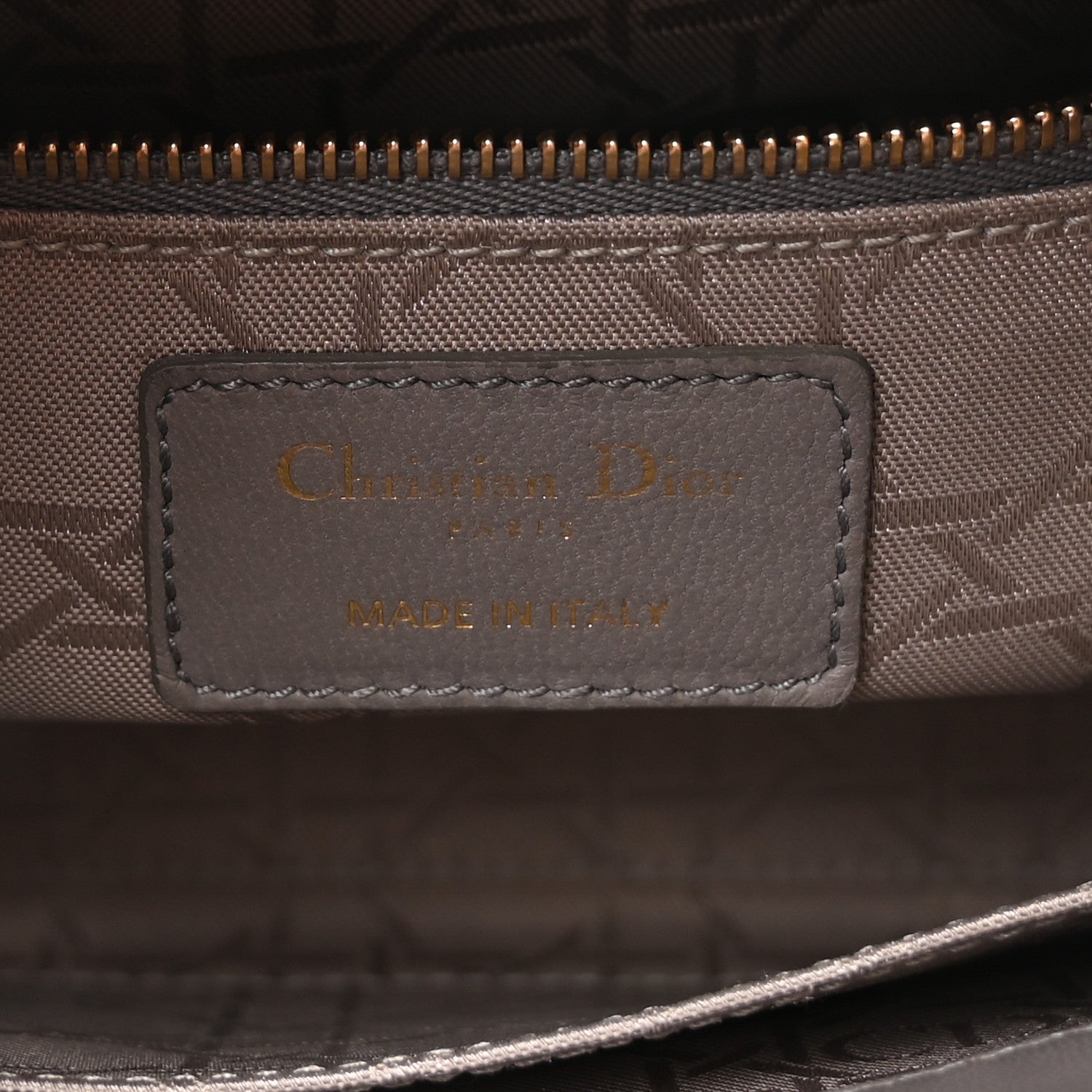 Christian Dior Lambskin Cannage Small Lucky Badges My Lady Dior Grey 6 of 9