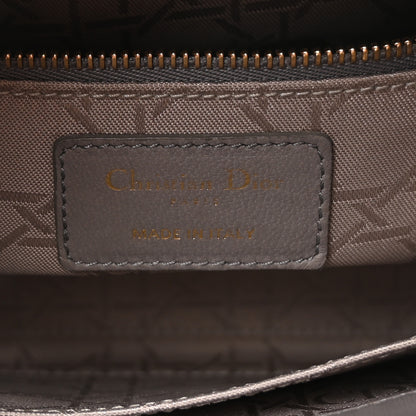 Christian Dior Lambskin Cannage Small Lucky Badges My Lady Dior Grey 6 of 9