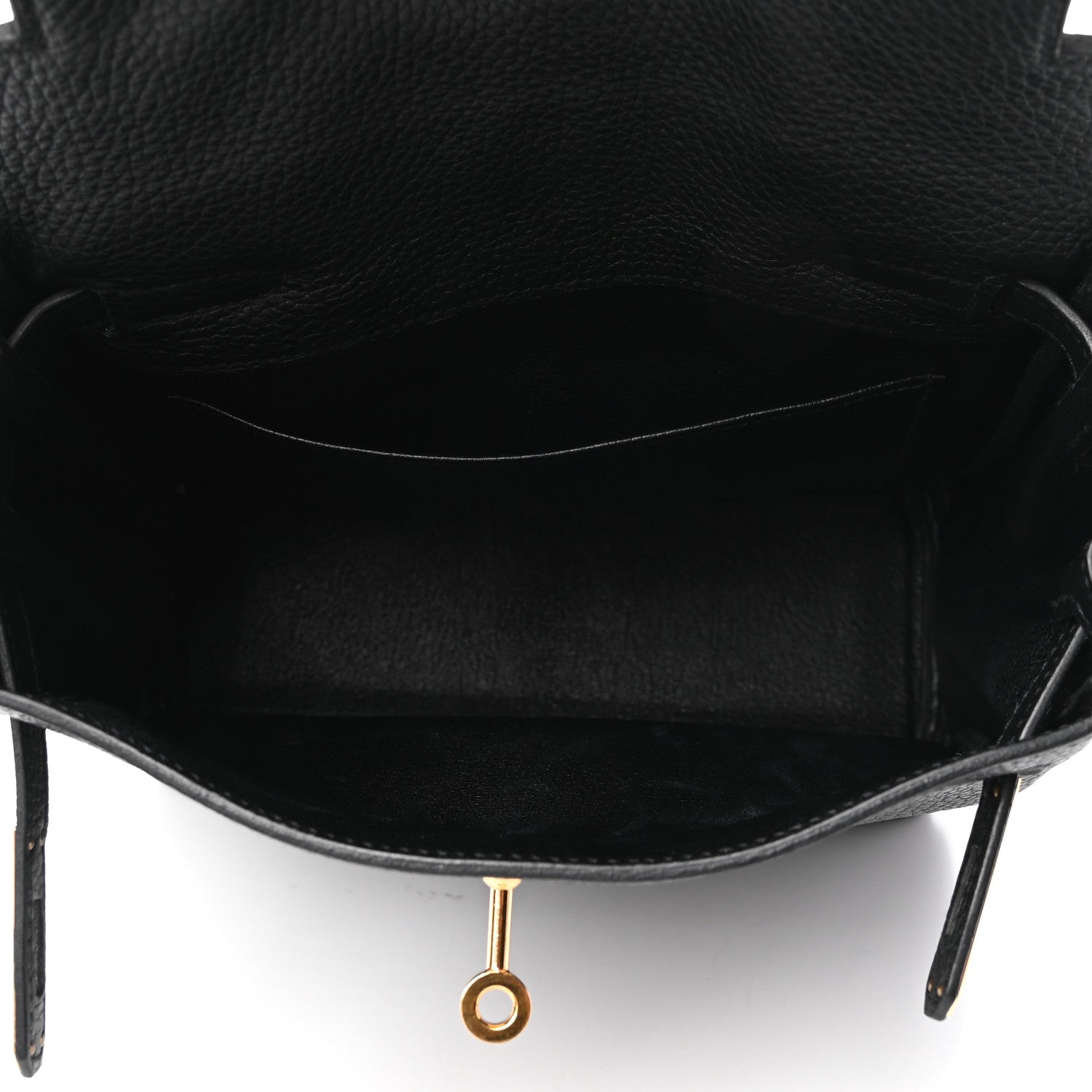 Hermes Taurillon Clemence Kelly Ado Backpack Black 10 of 20