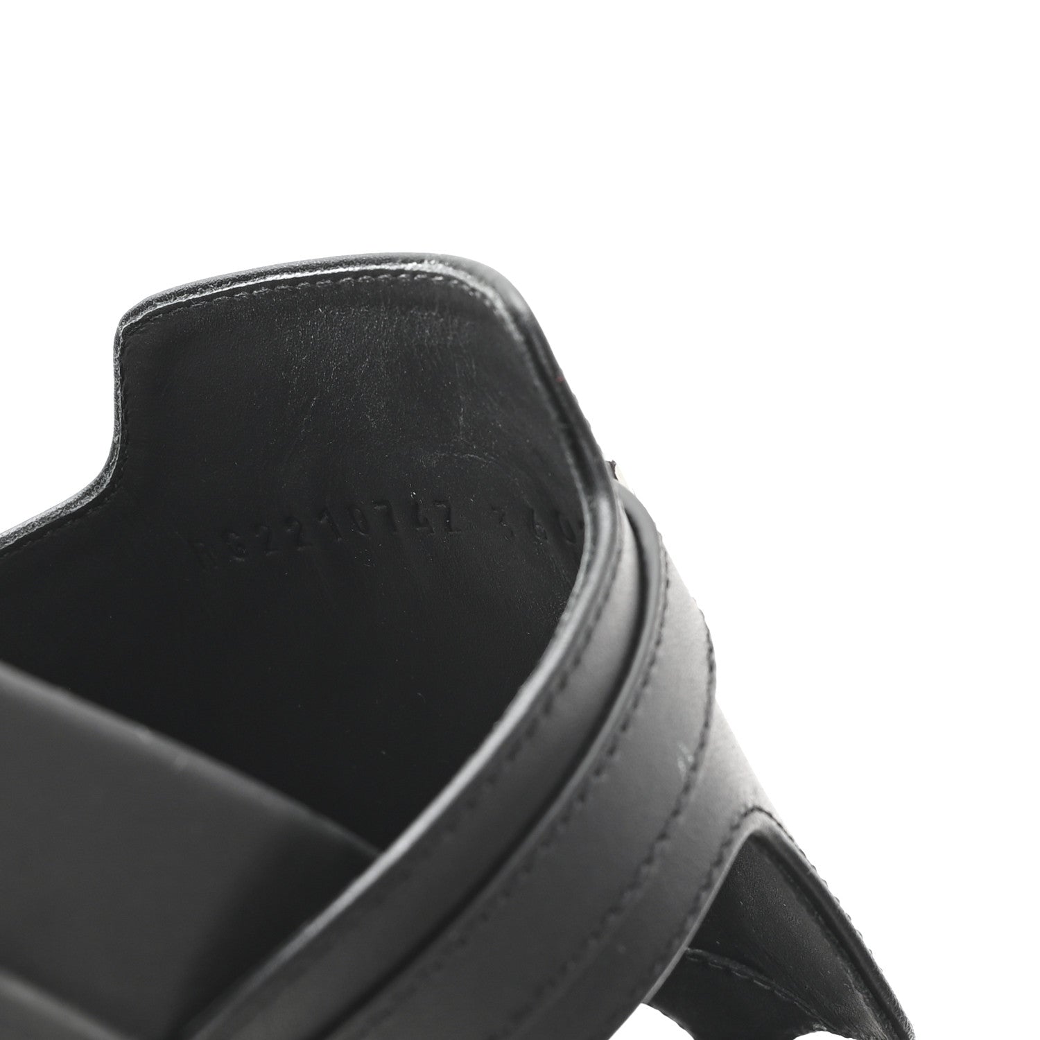 Hermes Calfskin Womens Empire Sandals 36 Black 9 of 9