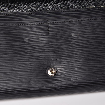 Louis Vuitton Epi Louise Wallet Black 8 of 9