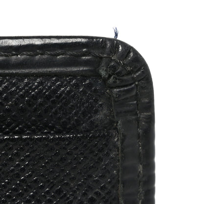 Louis Vuitton Epi Checkbook Organizer Wallet Black 6 of 6
