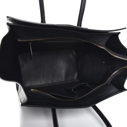Celine Smooth Calfskin Mini Luggage Black 5 of 14