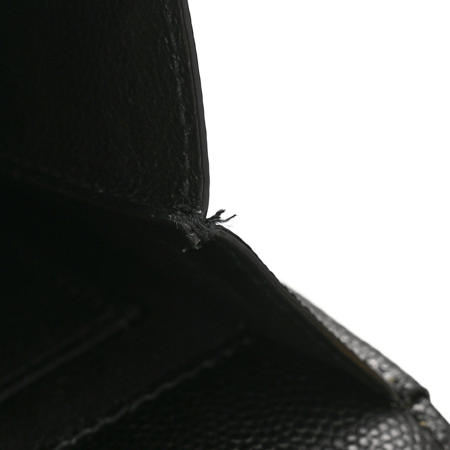 Grain De Poudre Matelasse Chevron Monogram Envelope Clutch Black