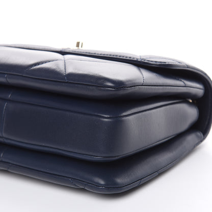 Chanel Lambskin Quilted Small Trendy CC Flap Dual Handle Bag Navy 8 of 13