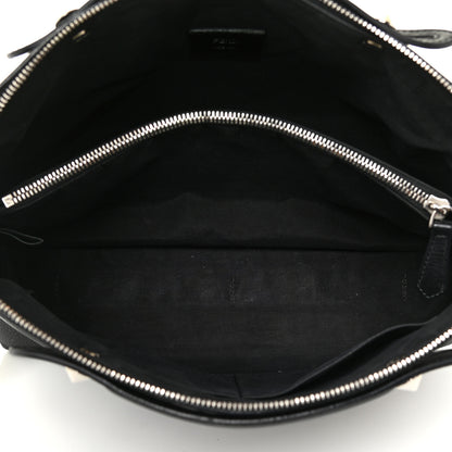 Fendi Vitello Dolce Marmol Large By The Way Boston Bag Black 6 of 21