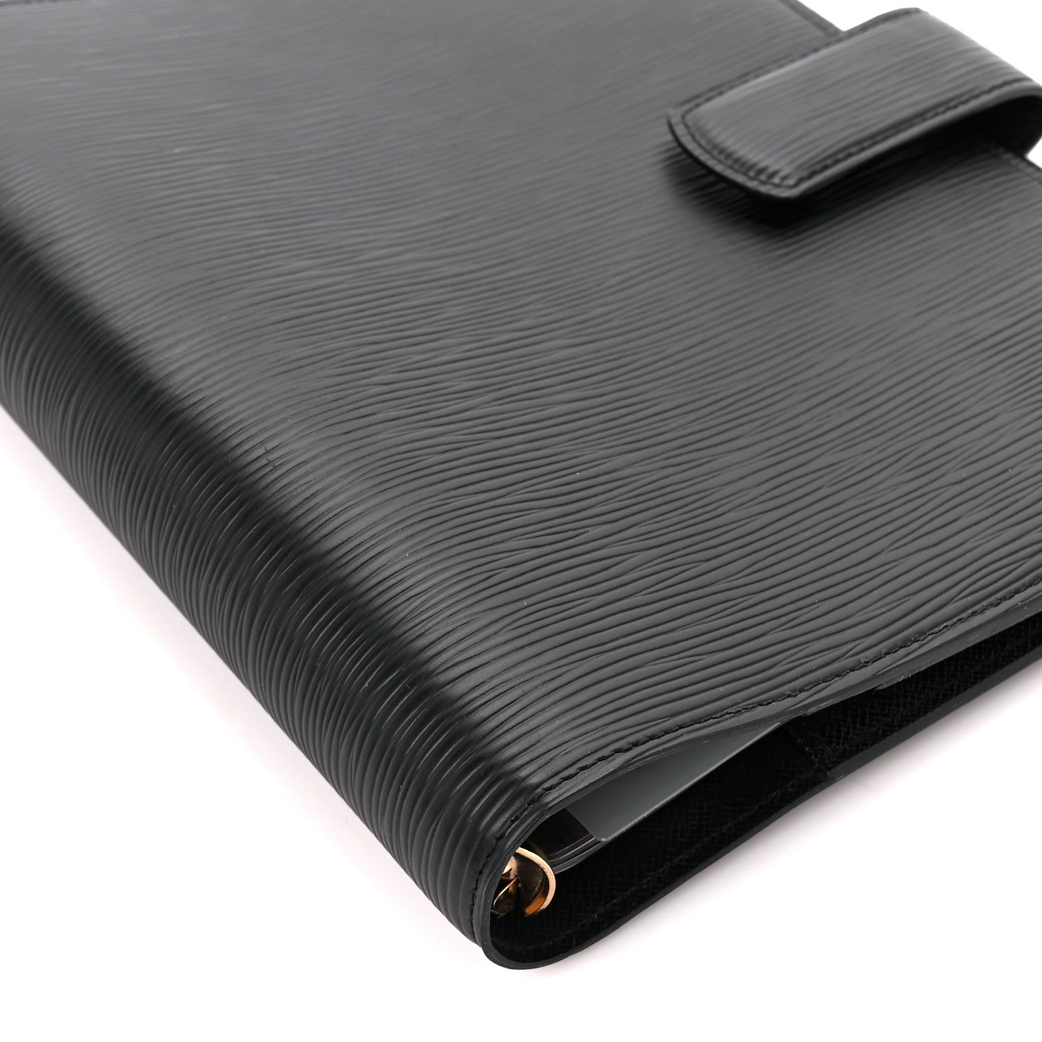 Louis Vuitton Epi Large Ring Agenda Cover Black 11 of 13