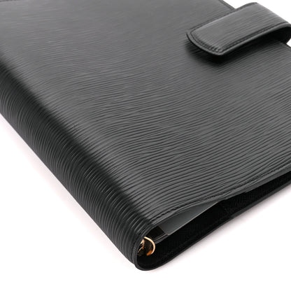 Louis Vuitton Epi Large Ring Agenda Cover Black 11 of 13