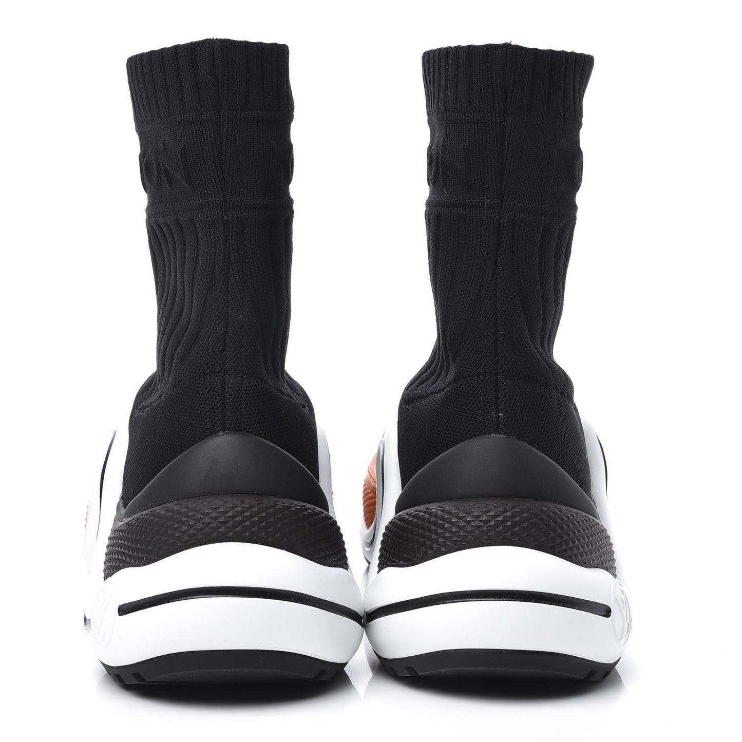 Stretch Textile LV Archlight Sneaker Boots 35.5 Black Orange