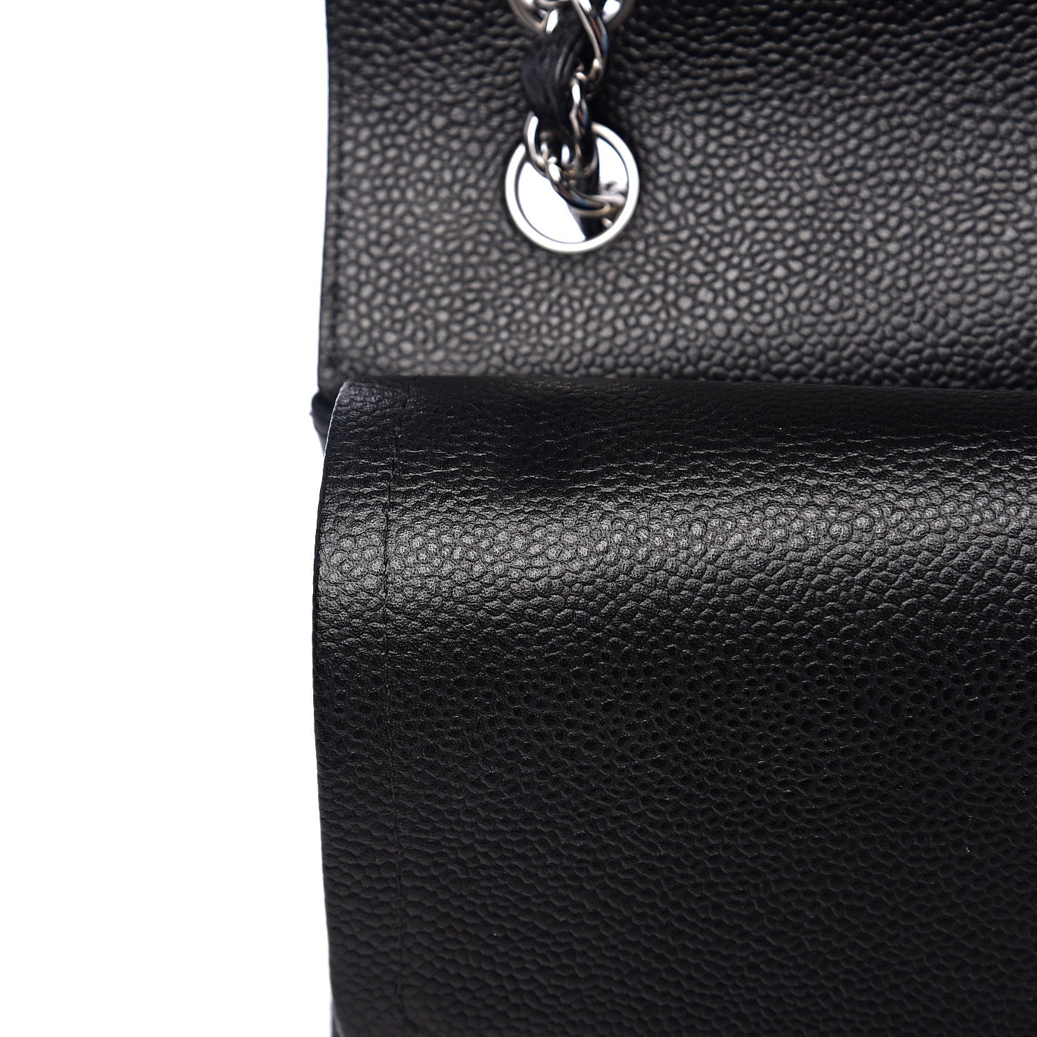 Chanel Caviar Quilted Jumbo Double Flap Black 10 of 14
