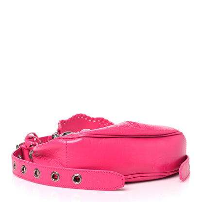 Balenciaga Agneau Arena Le Cagole Shoulder Bag XS Fluo Pink 5 of 11