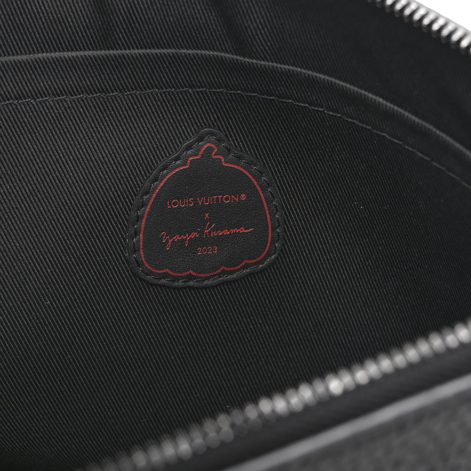 Louis Vuitton LV X YK Taurillon Monogram Pochette To-Go Black Red 6 of 10