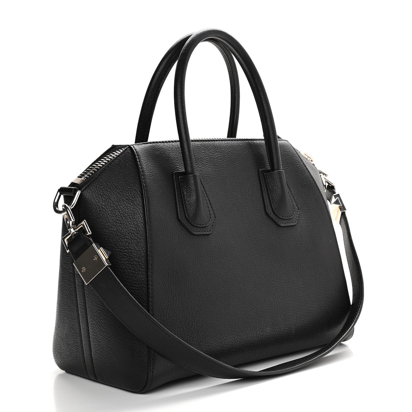 Sugar Goatskin Small Antigona Black