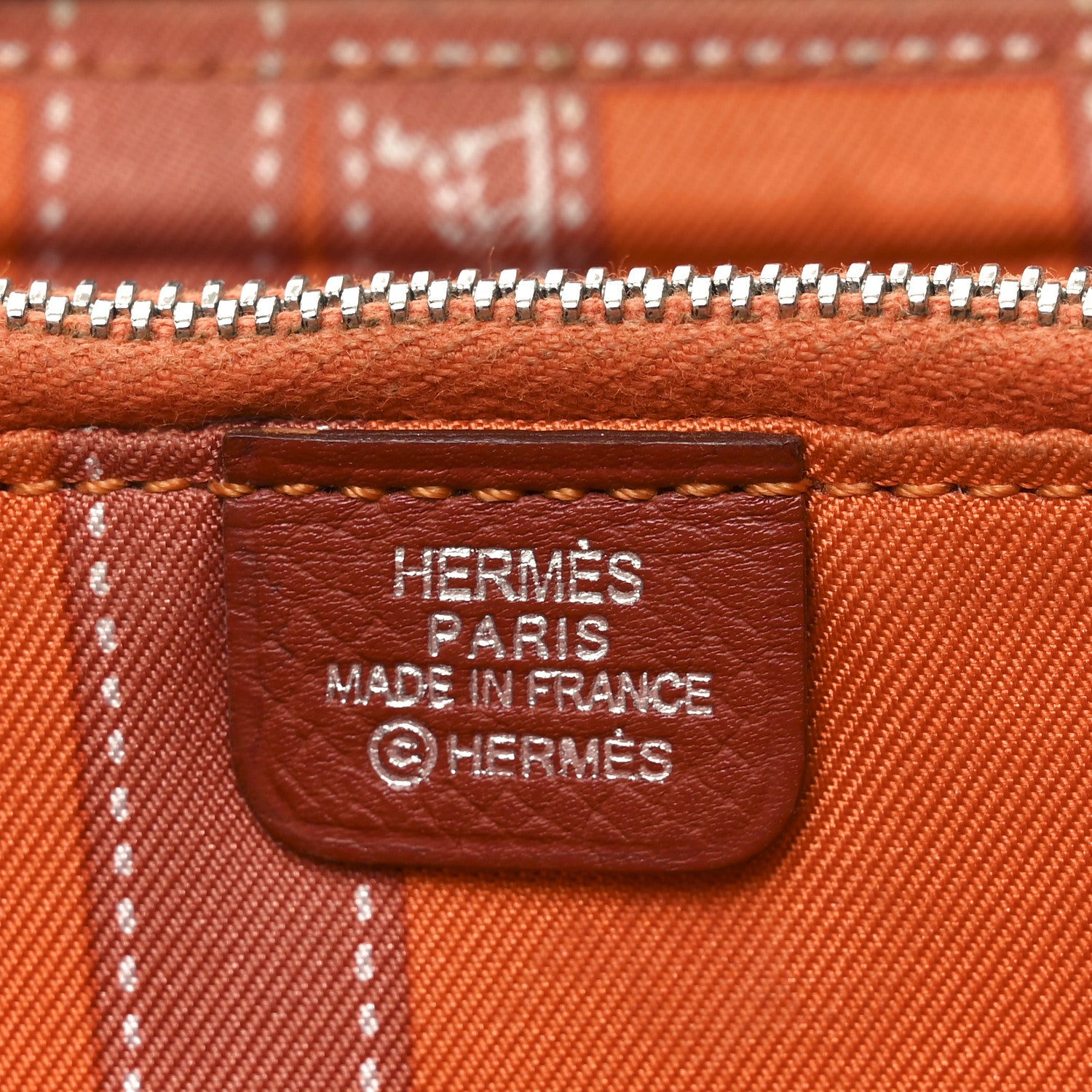 Hermes Epsom Silk'In Wallet Brique 6 of 6