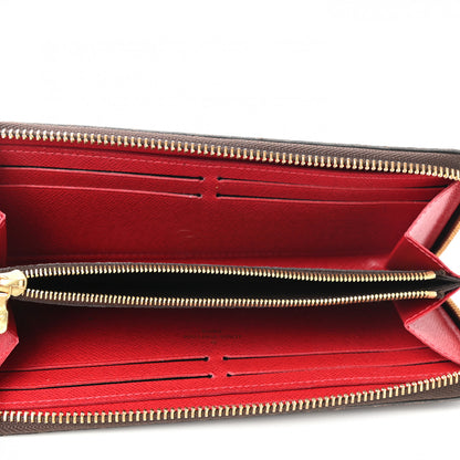 Louis Vuitton Damier Ebene Clemence Wallet Cherry 5 of 8