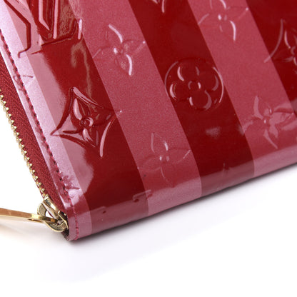 Louis Vuitton Vernis Rayures Zippy Wallet Pomme D'Amour 8 of 10