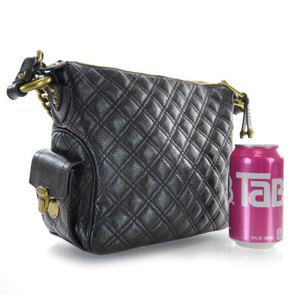 Marc Jacobs Leather Quilted Multipocket Hobo Black 3 of 8