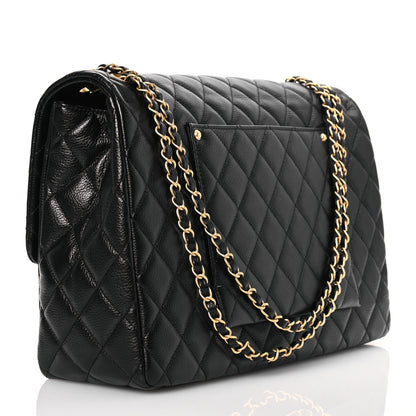 Chanel Caviar Quilted XXL Travel Flap Bag Black 3 of 14
