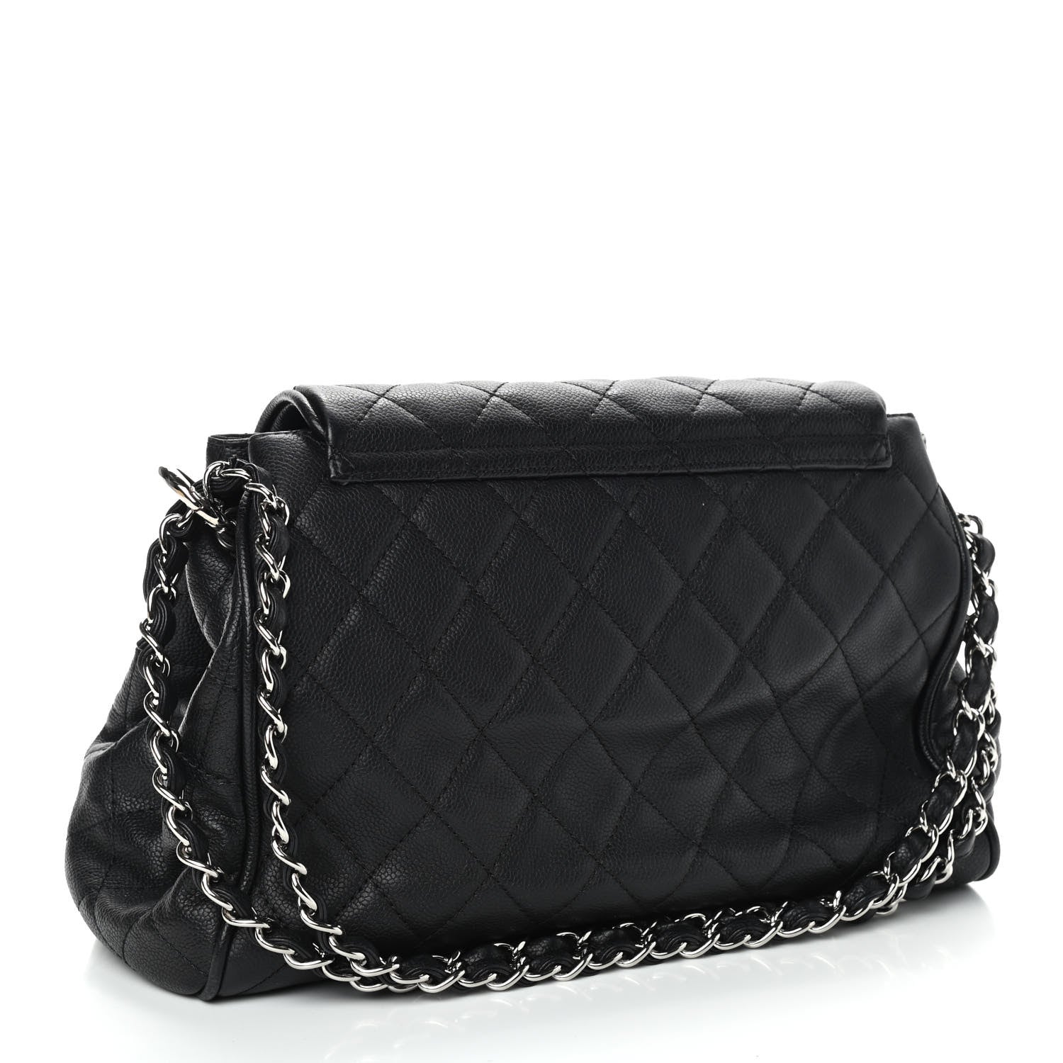 Chanel Caviar Quilted Timeless Accordion Flap Black 3 of 9