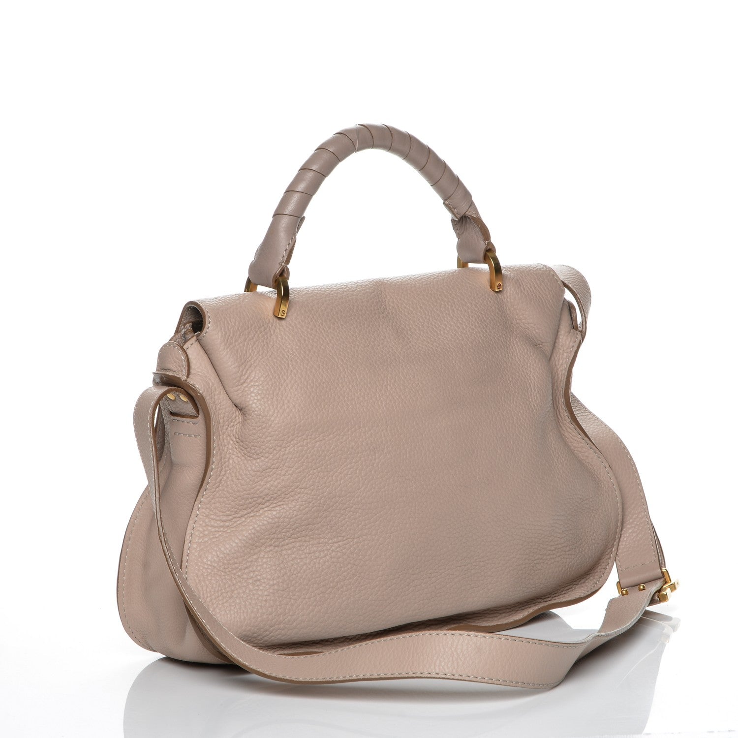 Chloe Calfskin Medium Marcie Satchel Rope Beige 3 of 7