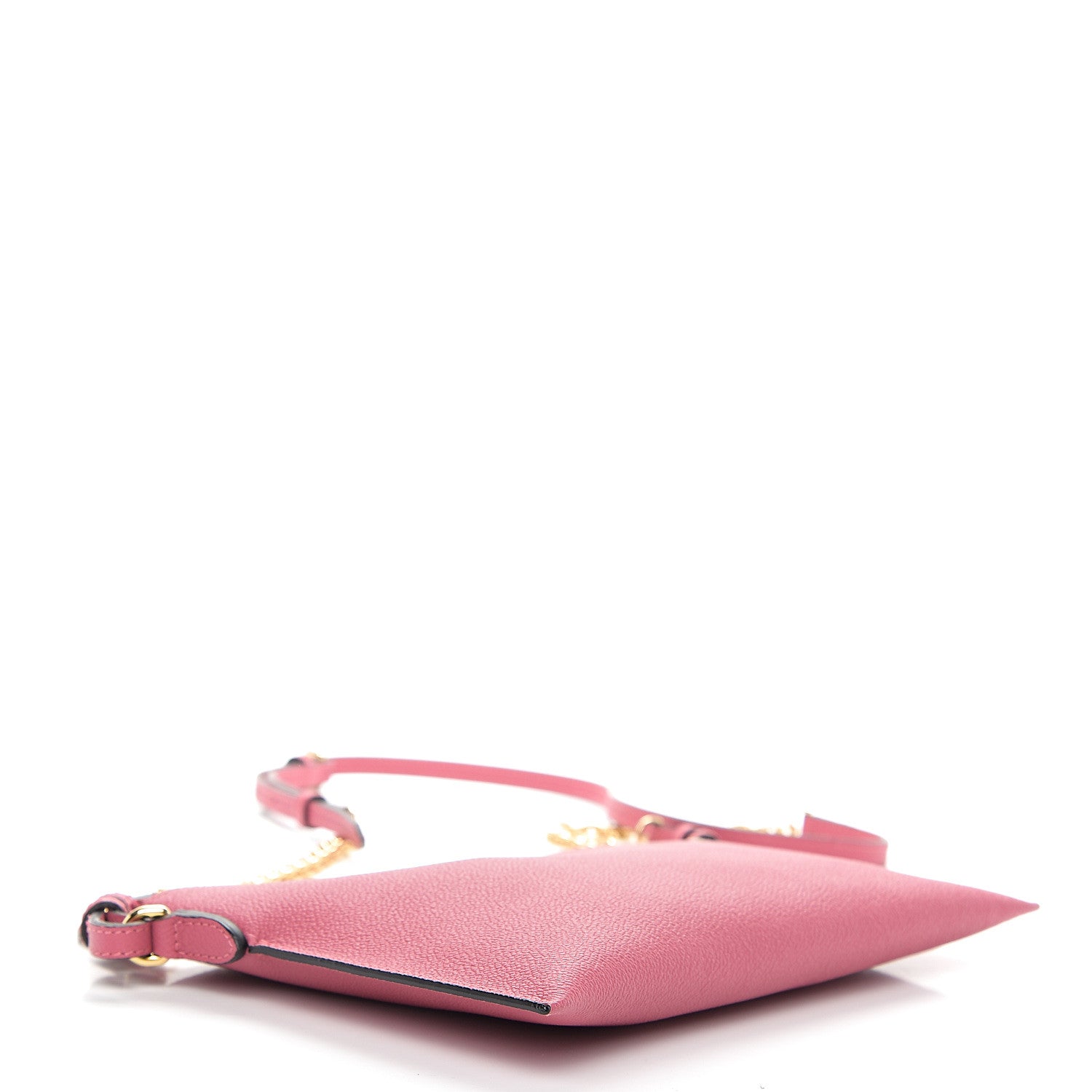 Burberry Soft Grain Calfskin Peyton Crossbody Clutch Bag Pink Azalea 3 of 6