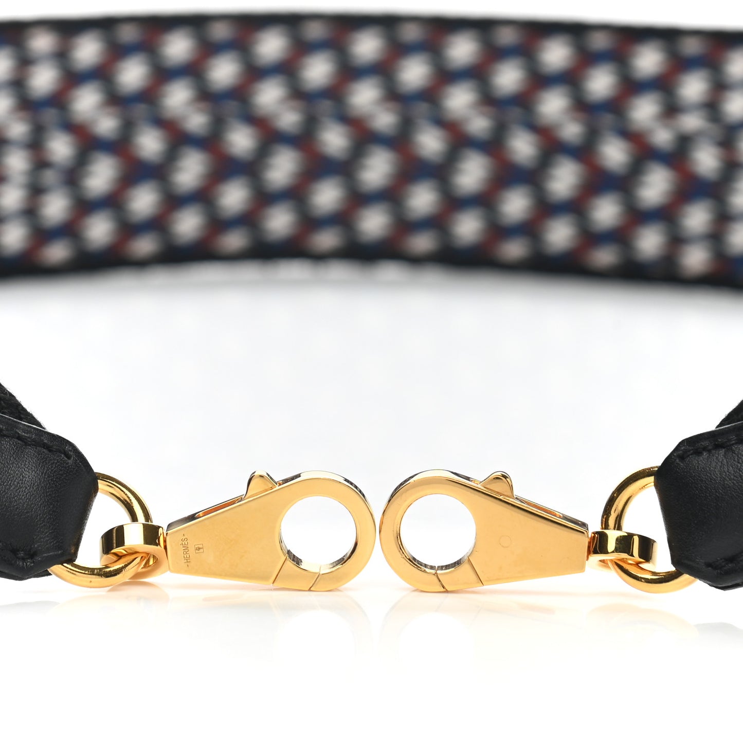 Toile Swift 50mm Sangle ZigZag Shoulder Strap Black White Deep Blue