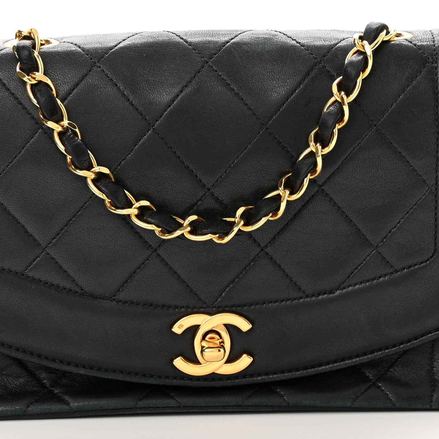 Chanel Lambskin Quilted Small Single Flap Black 9 of 11
