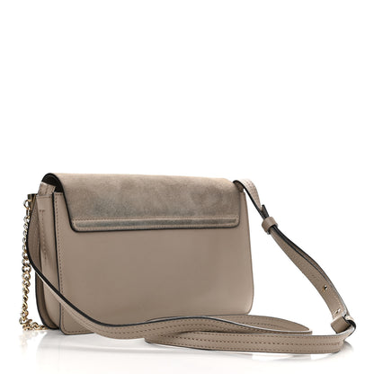Chloe Suede Calfskin Small Faye Shoulder Bag Motty Grey 3 of 11