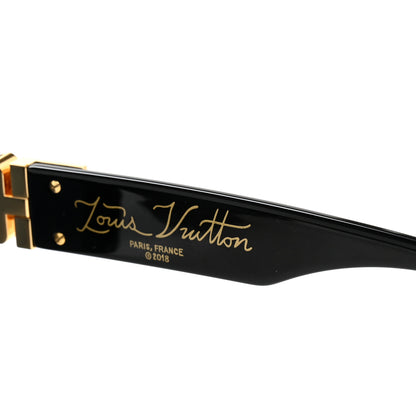 Louis Vuitton Acetate 1.1 Millionaires Sunglasses Z1165W Black 5 of 8