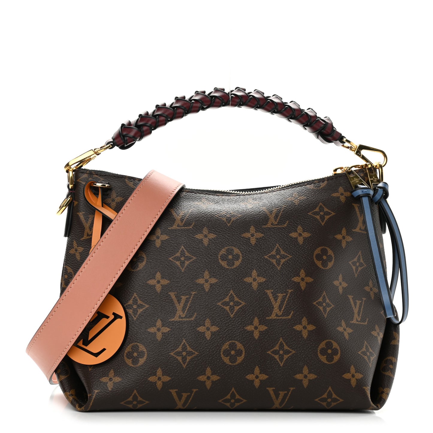 Monogram Beaubourg Hobo Mini Bordeaux Red Peach Safran Blue Jean Blue