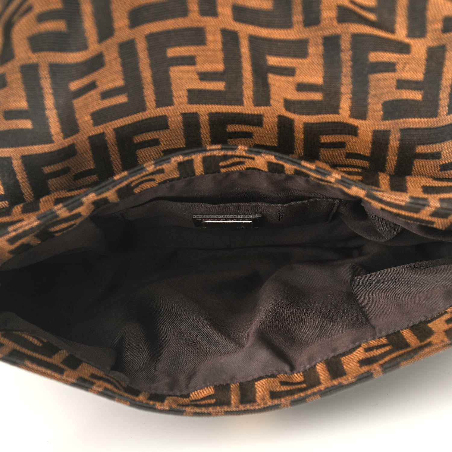 Fendi Zucca Small Chef Shoulder Bag Tobacco 5 of 10