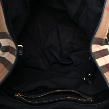 Burberry House Check Canterbury Tote Black 4 of 10
